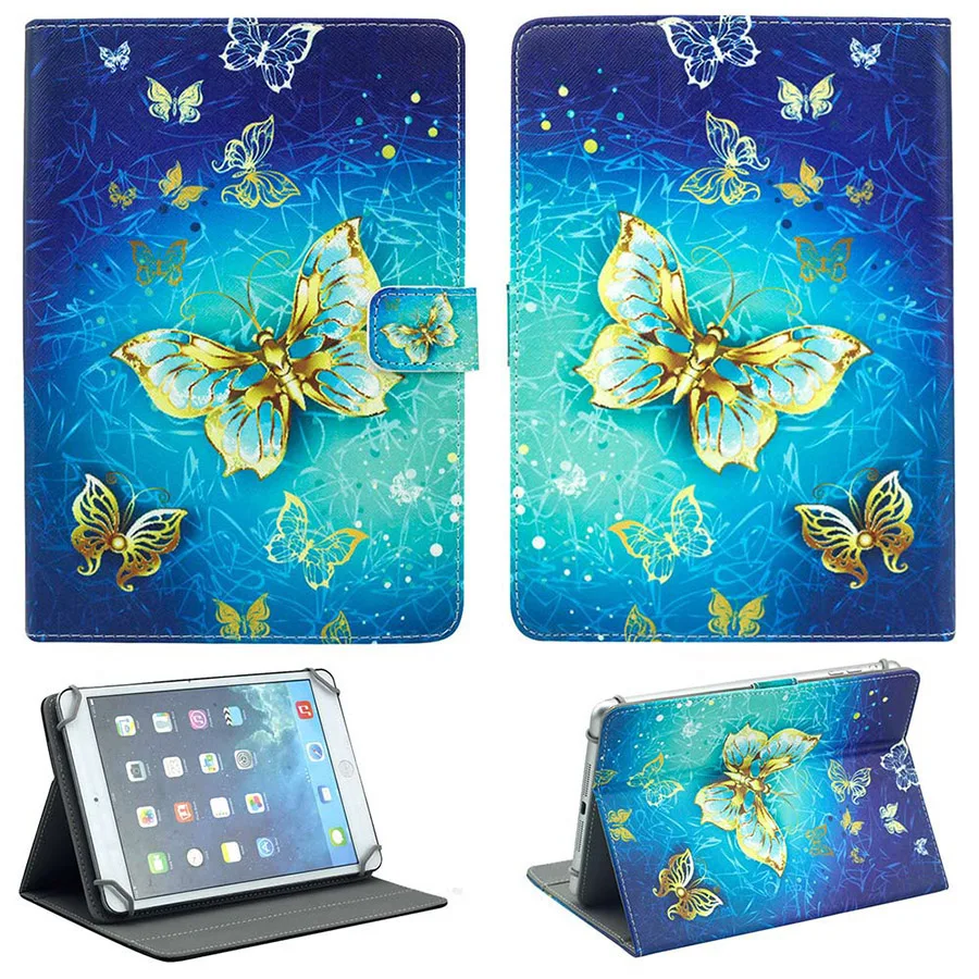 7'' Universal Case for 7 inch Tablet PC Printed Leather Flip Case Stand Cover For iPad mini Amazon Fire HD 7 Samsung Tab A 7 (156)