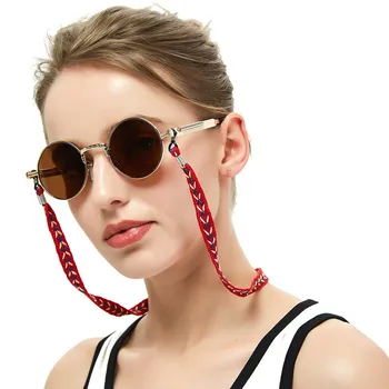 

1PC Colorful Leather Glasses Neck Strap String Rope Band New Eyeglass Cord Adjustable Glasses Holder Anti-skid Holder Strap #L20