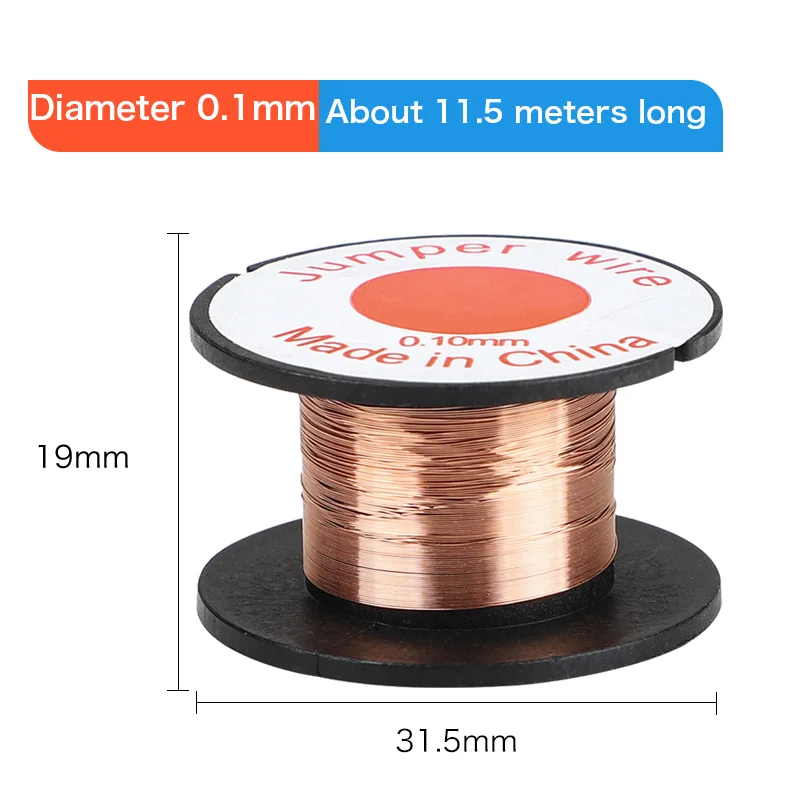 enameled copper repair wire for PCB jumper repair, cellphone repair, soldering work, small coils, and electronic maintenance