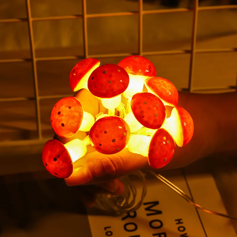 Mushroom Toadstool Amanita Muscaria LED Lights