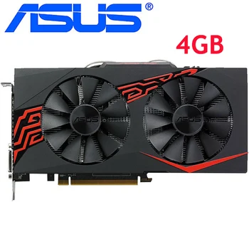 

ASUS Video Card RX 570 4GB 256Bit GDDR5 pc gaming Graphics Cards for amd radeon rx 570 Cards RX570 4G videocard HDMI DVI Used