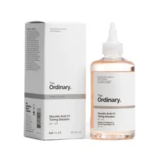 Ácido glicólico 7% toner comum esfoliante 240ml rosto tônico solução facial cuidados com a pele hidratante poro minimizador anti acne p