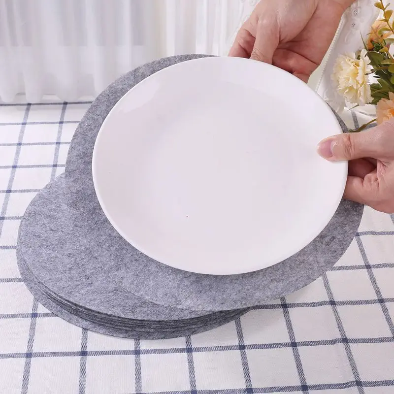 Набор из 24 мягких войлочных разделителей 3 размера сковороды-разделители для посуды посуда для выпечки горшок стекание протекторы блюдо Защита от царапин