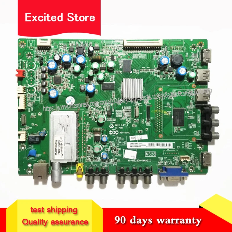 Для TCL L39E5000-3D основная плата 40-MS2800-MAD2XG/40-MS2800-MAD2HG Рабочая V390HK1-LS5 экрана | Мобильные