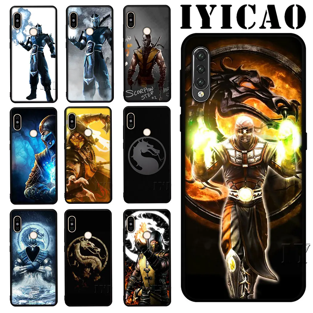 IYICAO Scorpion In Mortal Soft Silicone Case for Redmi 7A K20 Note 5 6 7 Pro 5A 16G 32G 64G Prime Go |