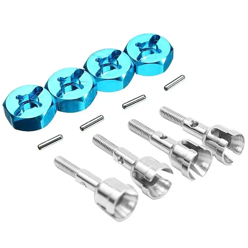 Wheel Conversion Set Axle &amp 12Mm Hex Dive Hub Turn 1/10 on Road for WLtoys 1/18 A959 A969 A979 A959B A969-B RC Car Upgrade Parts | Игрушки