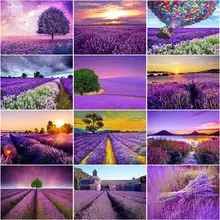 

CHENISTORY Acrylic Painting By Numbers For Adults With Frame Lavender Picture By Numbers Acrylic Paint On Canvas For Home Decors