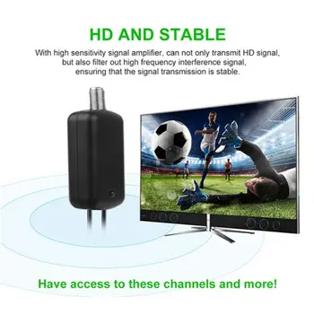 

Low Noise USB TV Antenna Amplifier Digital Hd DVBT2 Signal Booster for TV Aerial