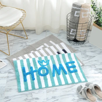 

New Microfiber Rug Carpet Soft Indoor Bathroom Living Room Bedroom Floor Mat Anti-slip Water Absorbent Machine Washable Floor Ma