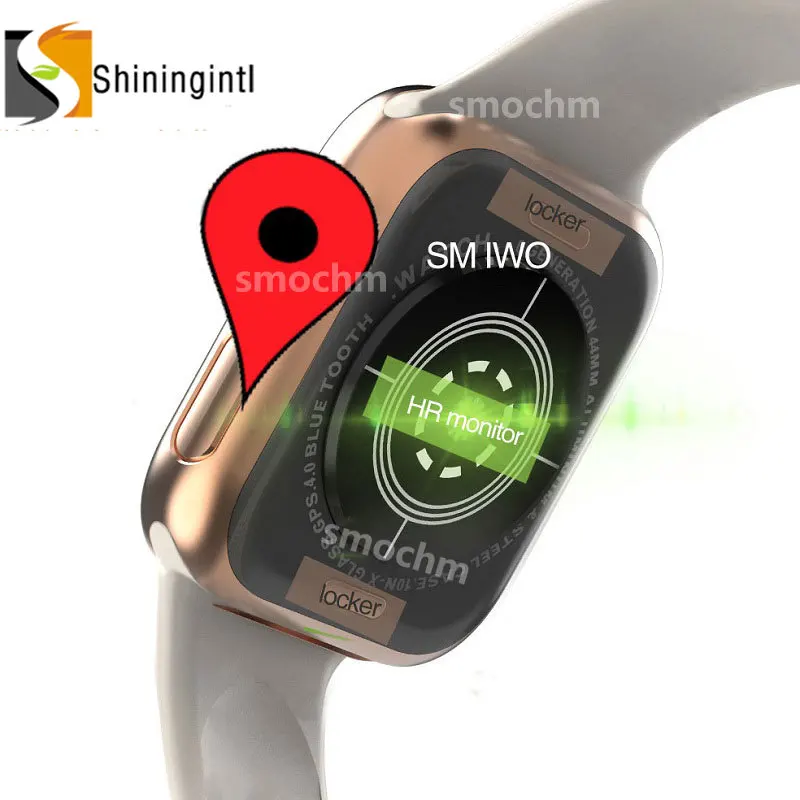 Smochm IWO 10 Bluetooth gps умные часы серии 1:1 IWO 8 Plus IWO 9 обновленные MT2503 спортивные умные часы для Apple iPhone Android
