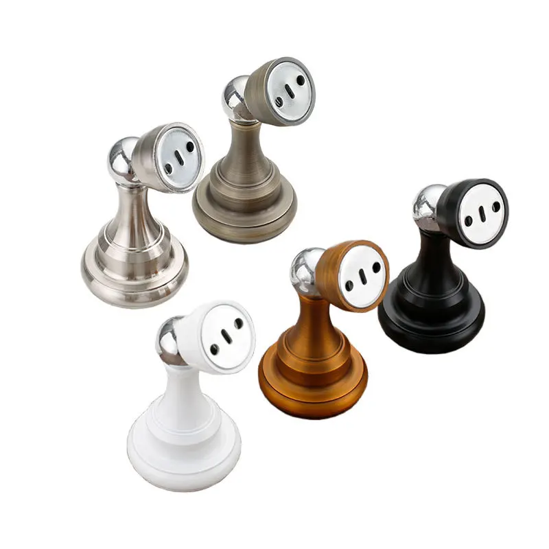 Zinc Alloy Strong Magnetic Door Sucker Bathroom Bedroom Collision Avoidance Ground Suction Silent Wall Suction Door Touch