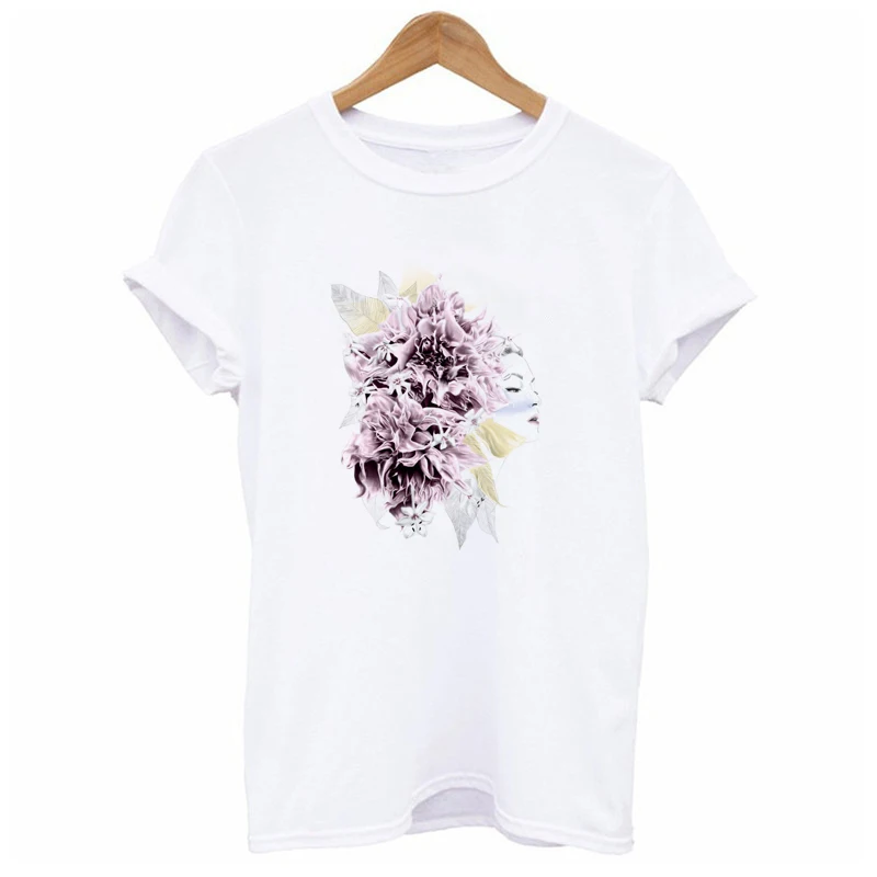 

New Women'S T-shirt Short-sleeved O-neck Clothes Tops Plus Size Summer Tunic Shirts 3XL Size