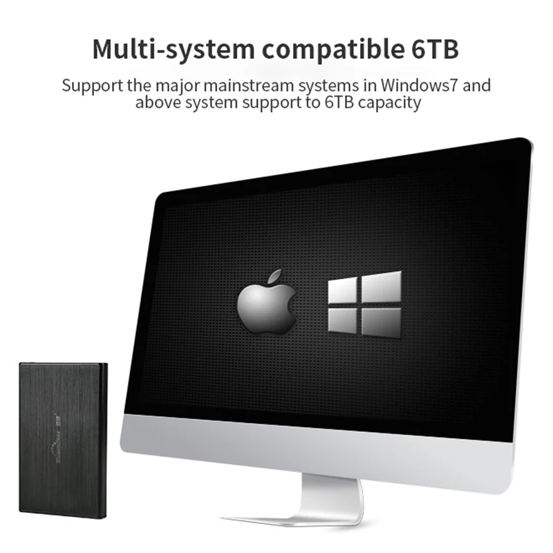 6Gbps High Speed Sata to usb 2.5 hdd case hdd caddy/box usb 3.0 Sata Aluminum SSD HDD Enclosure for 7-9.5mm Hard Drive