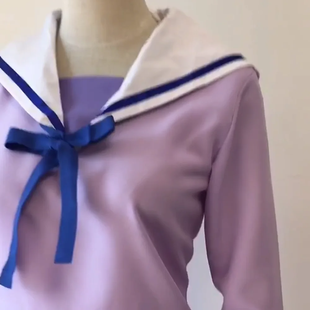 Новый норагами юкине Iki Hiyori фиолетовое платье школьная Униформа костюм моряка