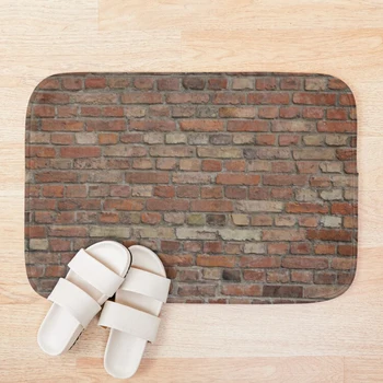 

Texture Build the wall brick wall vintage with red bricks pattern slightly eroded Bath Mat