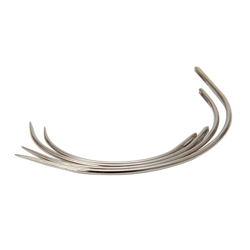 Leather Sewing Needles Sewing Needles C Type Sewing Needles Hand Sewing Upholstery Repair Kint Quilting 4pcs Curved 3 4 5 6cm Carpet Leather Patching Tools Supplies