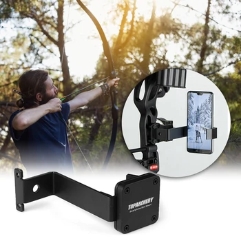 

Archery Accessory Phone Bow Mount Holder Bracket for Compound Recurved Bows Outdoor Sports String Tool Hunting Target Shooting