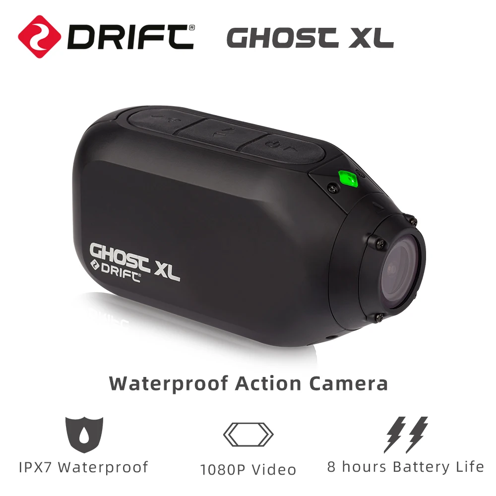 Drift Ghost Xl Waterproof Action Camera With Ipx7 1080p Video 8 Hours
