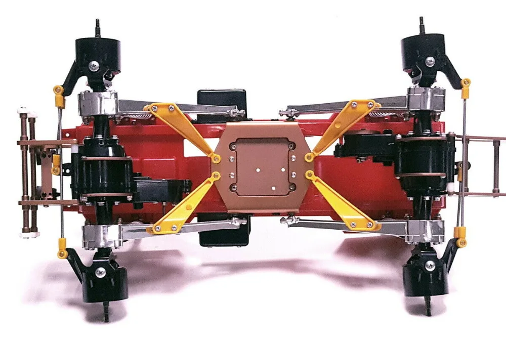 Alu шасси/бампер/шок/wheeile бар/снегоочиститель для TAMIYA Clodbuster/Bullhead 1987 Винтаж CLOD BUSTER Монстр Супер Грузовик 58518