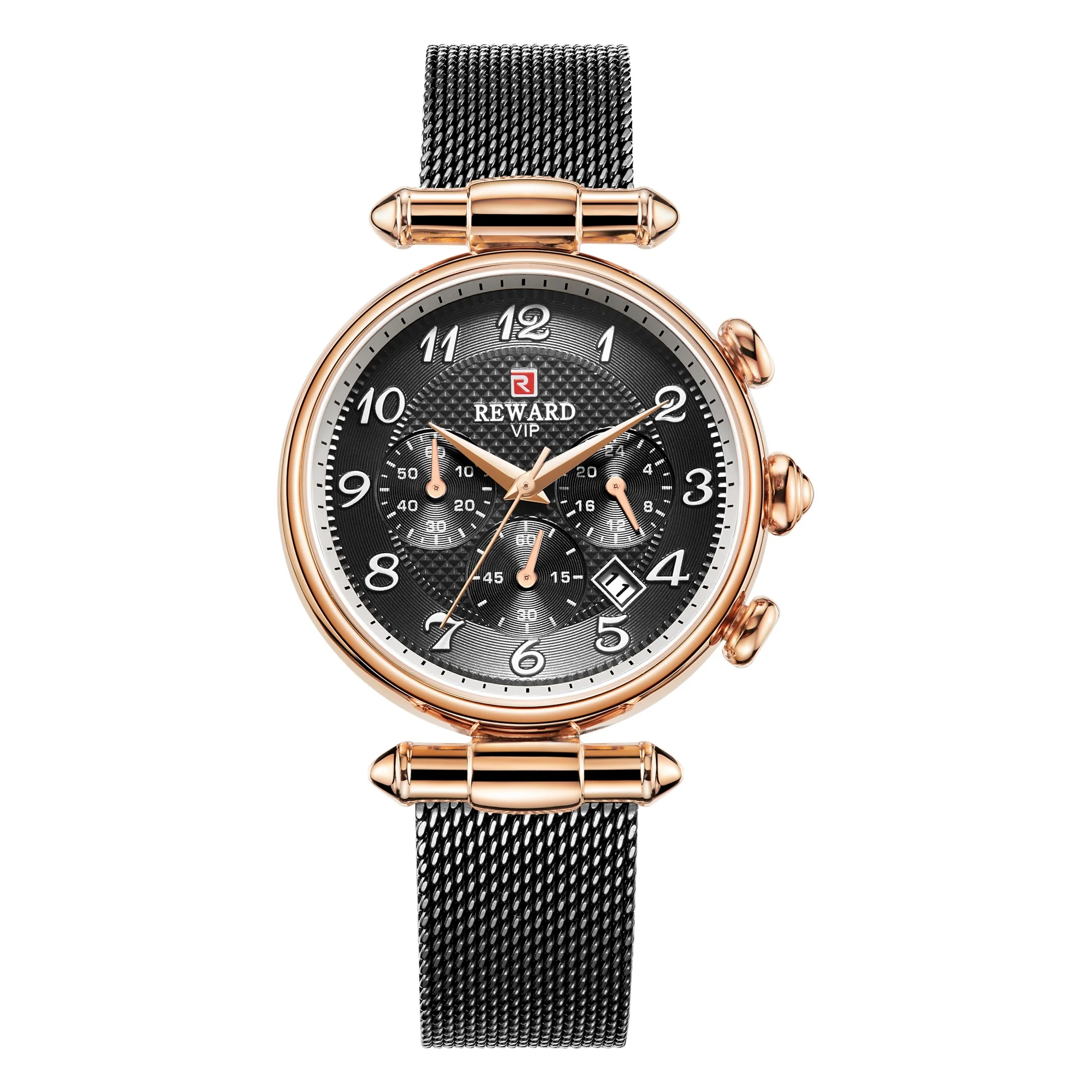REWARD Military Sport Fashion Women Watch Luxury Quartz Watches Analog Three Dials JD-RD63069L | Наручные часы