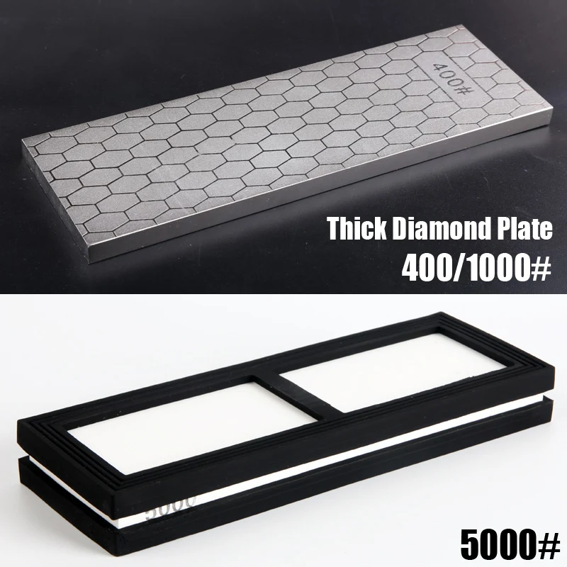2 шт./компл. 5000 точильный камень зернистость 400/1000 # алмазный белый корунд брус для