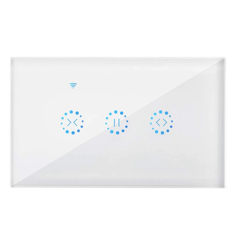 Top-US Plug,for Ewelink Smart Curtain Motor Electrical Blinds WiFi Switch Press APP Voice Control By Alexa Echo Google Home