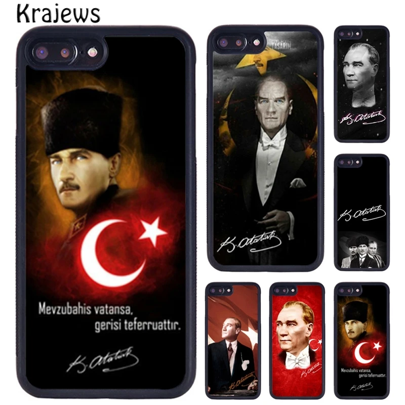 Надпись krajew Mustafa Kemal Ataturk чехол для телефона iPhone X XR XS 11 12 Pro MAX 5 6 6S 7 8 Plus Samsung Galaxy S7 S8 S9