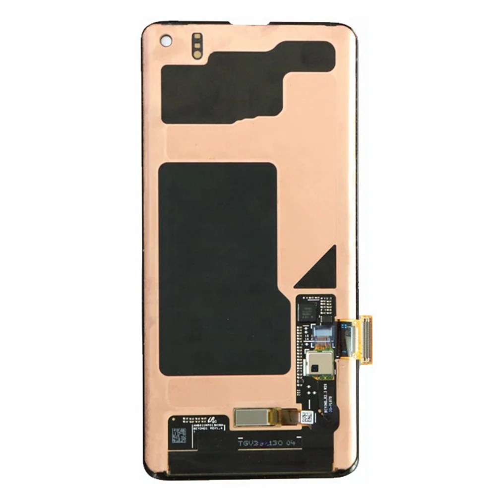 AMOLED для SAMSUNG Galaxy S10 G973F G973 S10 Plus G975 G975F ЖК-кодирующий преобразователь сенсорного экрана в сборе S10e ЖК-дисплей с рамкой