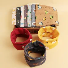 Новинка; платье с цветочным узором для сетка star Fox Car волны с оленем для малышей с мультяшными принтами-хомут с круглым воротником для мальчиков и девочек шарф весна-осень шарфы; одежда с воротником для мальчиков и девочек, шейный платок