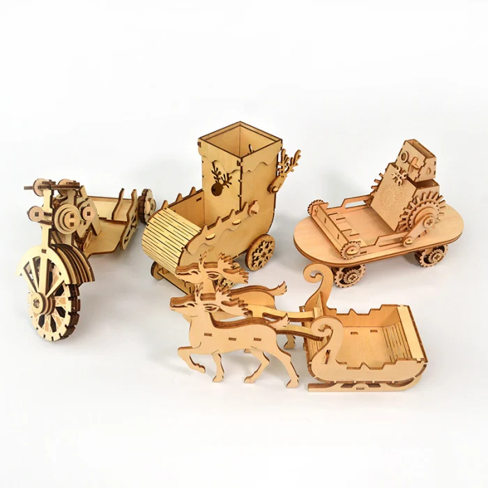 DIY деревянная 3D модель головоломки игрушка держатель мобильного телефона Сборная модель игрушки украшение дома NSV775