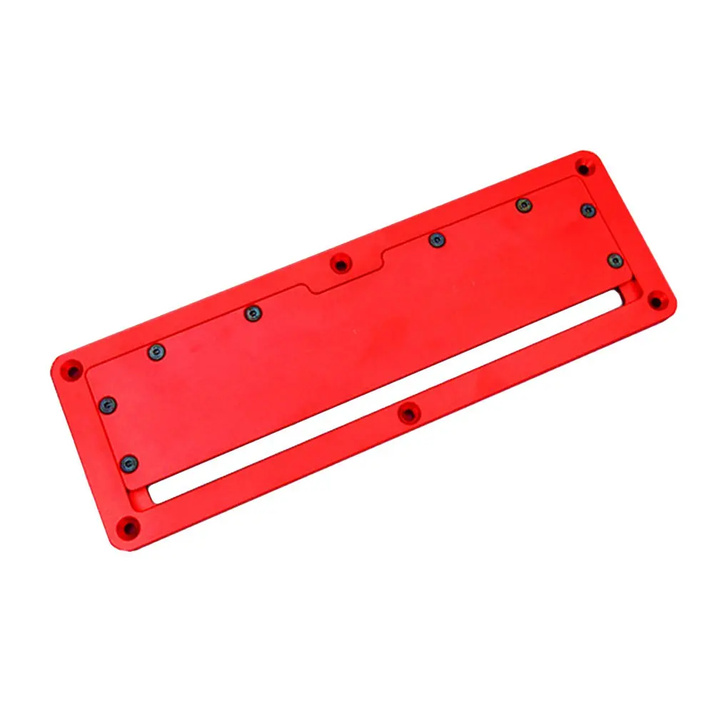

Electric Circular Saw Flip Cover Plate Flip-Floor Table Special Cover Plate Adjustable Aluminium Insert Plate for Table Saw
