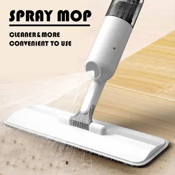 

Spray Mop for Hardwood Floors Dust Mop with Microfiber machine washable Pad for a Quick Cleaner with a Refillable Water Bottle