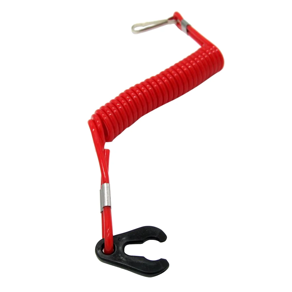 Safety Tether Lanyard Cord For Stop Kill Switch, Motor Cut Off Kill Switches for Yamaha/Honda Motors