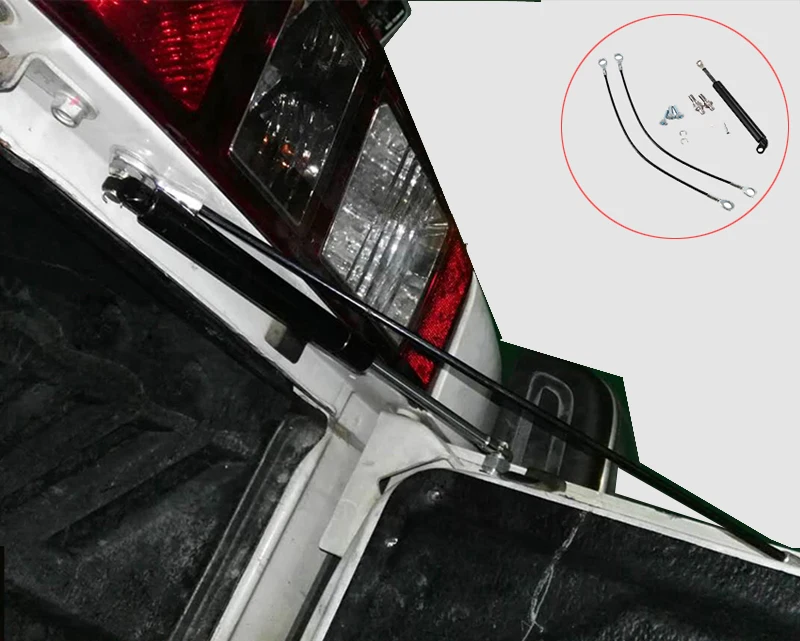 

New Car Stainless Steel Gas Easy Slow Down Rear Gate Tailgate Strut Shock For D-Max For Isuzu DMAX 2012+ 2015+