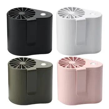 

Portable Small Waist Hanging Fan USB Rechargeable Battery on Belt Hands Free for Outdoors Working Sports 3 Speed Setting