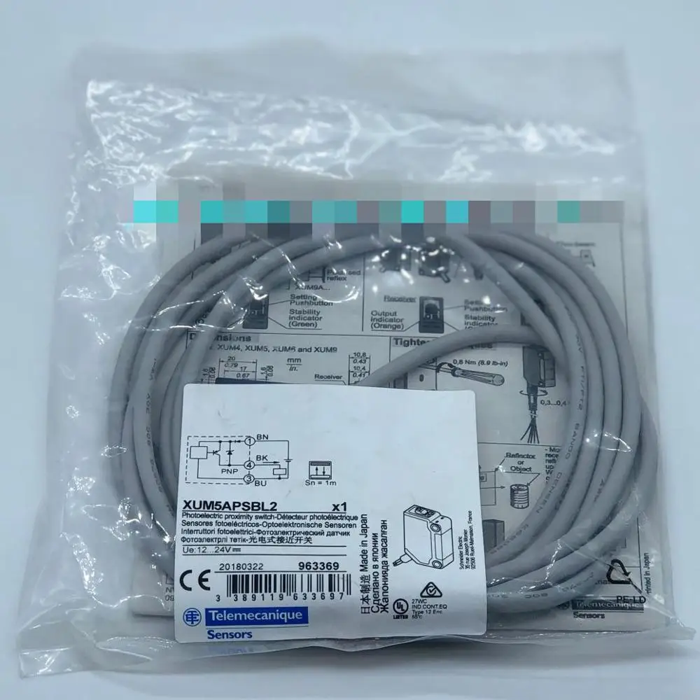 XUM5APSBL2 PNP NO NC Schneider фотоэлектрический переключатель сенсор Замена XUM5APCNL2