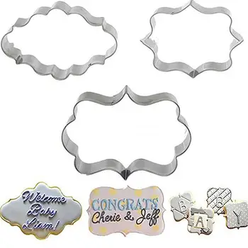 

3Pcs DIY Mould Pastry Fondant Cookies Cutter Decorating Cake Mold Bakeware Dessert Tools Cookies Cutter Mould