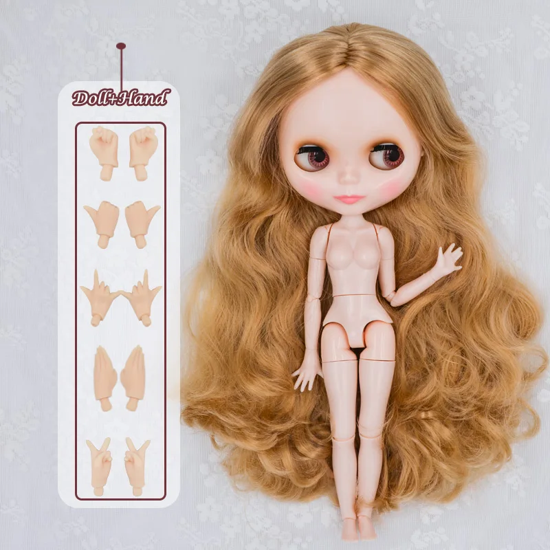 Neo Blyth кукла NBL на заказ блестящее лицо, 1/6 BJD шарнирная кукла Ob24 кукла Blyth для девочки, игрушки для детей BNL01 - Цвет: HNBL21