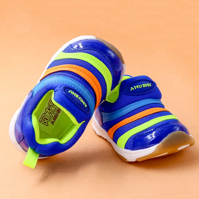 

Amu Rat 2019 Spring And Autumn New Style Caterpillar BABY'S Shoes Soft Bottom Anti-slip Healthy Shoes for Children 1-3 Years Old