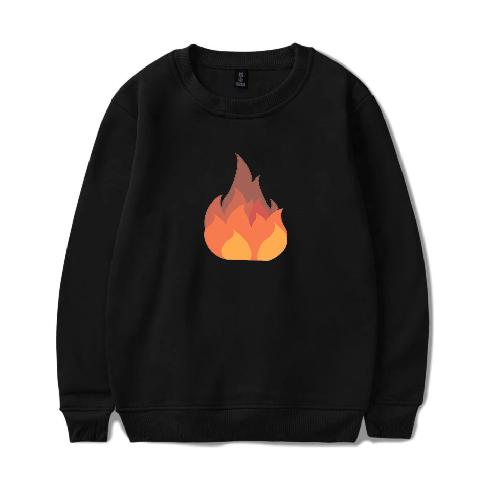 

Sapnap Merch Print Loose Tops Sweater Series Women/Men Clothes Turtleneck Youthful Street Sweatshirt Streetwear