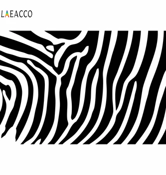 

Laeacco Zebra Stripes Black White Pattern Photography Backgrounds Vinyl Photophone Photographic Backdrops For Photo Studio