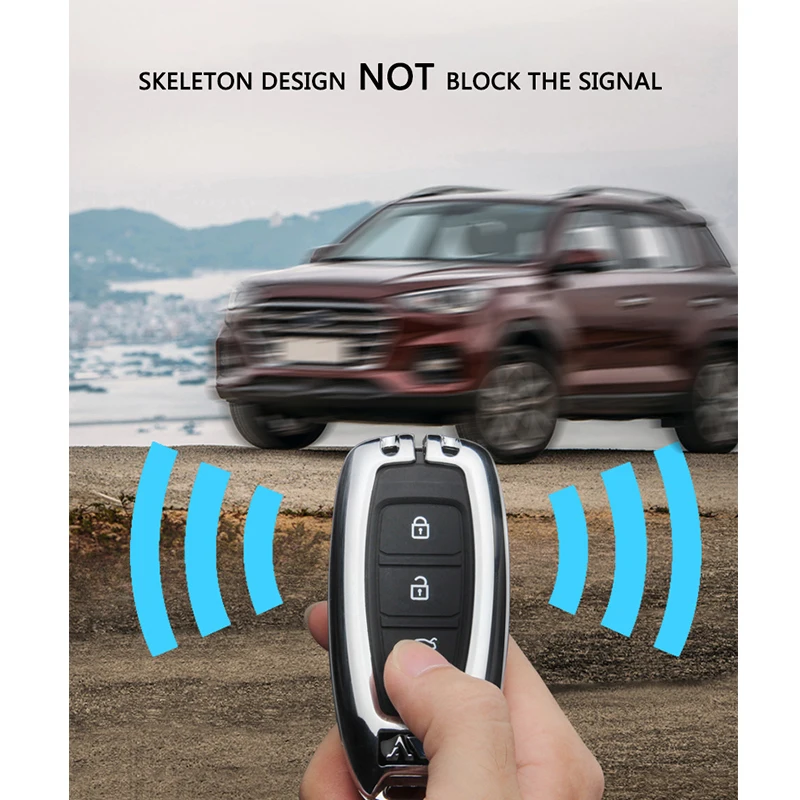 Брелок для ключей из цинкового сплава для hyundai Tucson i30 Ix35 Solaris Azera Elantra Grandeur Ig Accent Santa Fe Verna дистанционный ключ