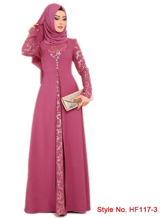Rose Abaya Robe Мусульманка Турецкая абайя Дубай Пакистан Турция халат кафтан ислам ic Одежда Дамы Кафтан платье Femme ислам кимоно черный - Цвет: Rose Abaya Robe