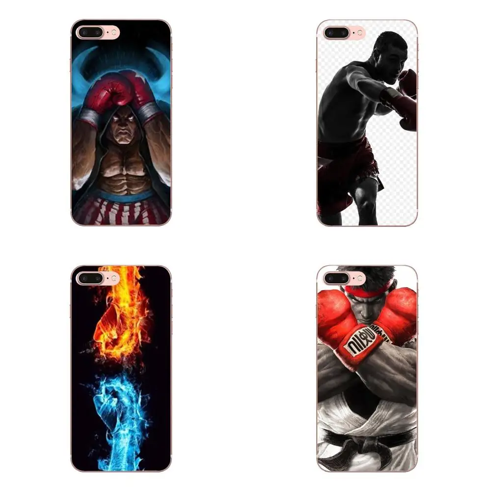 Diy Colorful Printing TPU Amazing Boxing Man Minimalist Glove For HTC U11 Life Capa Plus U 11 U12 | Мобильные телефоны и