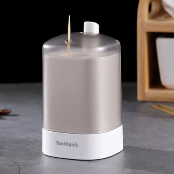 

Auto Toothpick Box Practical Toothpick Holder Container Restaurant Kitchen Toothpicks Dispenser Home Accessories