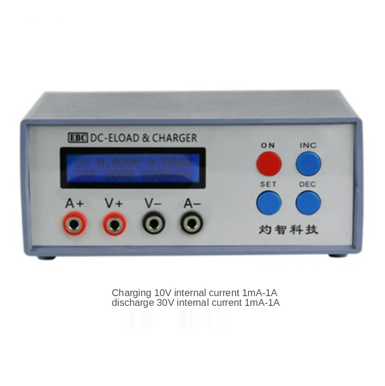 

EBC-A01 electronic load, CR button battery, small capacity lithium battery, AAA dry battery capacity tester