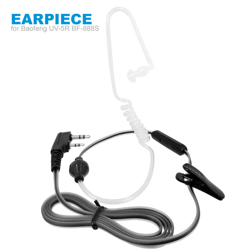 Auricolare Profumato A 2 Pin Per Baofeng Uv 5R 10R 13 16 17 18 21 Pro Bf 888S T20 F22 Kenwood Tk-3207 Quansheng Uv-K5 K6 Walkie Talkie