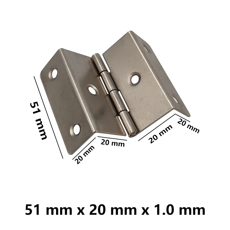 Vintage Furniture Cabinet Foldable Door Hardware Mute Double Bifold Hinge 2PCS furniture hinge cabinet door hinges cabinet hinges