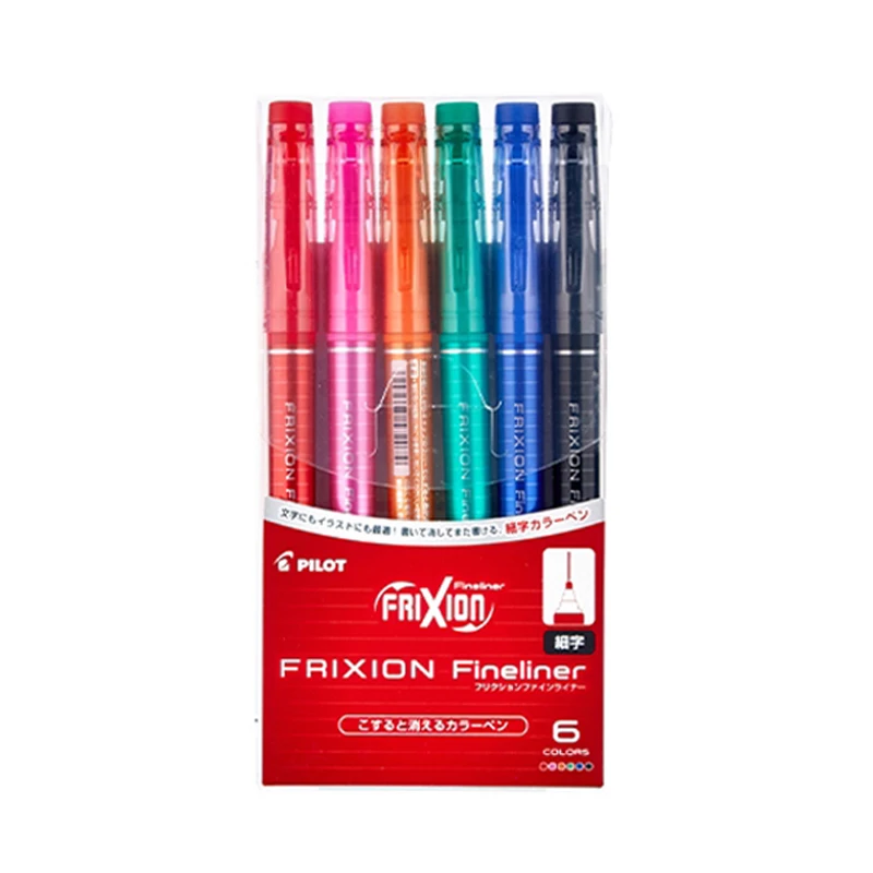 6 colors suit Пилот стираемая Акварельная ручка набор SFFL-12F контроль температуры чернил художественная живопись граффити Сделай Сам крючок - Цвет: 6 colors suit