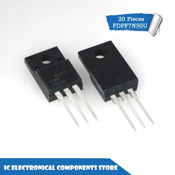 

New original FDPF7N50U FDPF7N50 FDPF 7N50 TO220F 7N50U 500V 7A 20pcs/lot